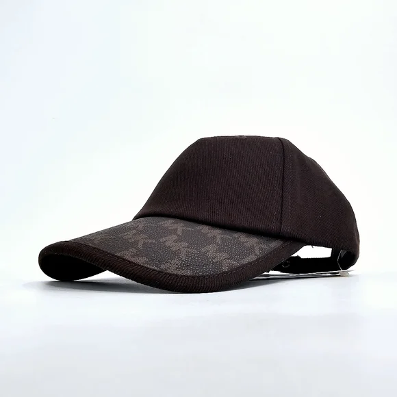 Michael Kors Dark Brown Monogram baseball cap hat NWT MICHAEL Michael Kors | Accessories | New Michael Kors Mk  main image 4